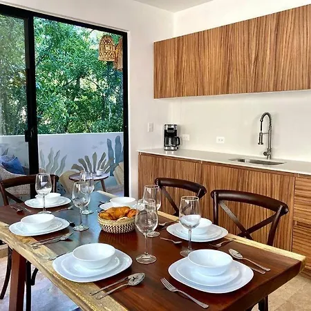 Nuevo Estilo Ecologico 6 Personas Aldea Zama Apartment Tulum