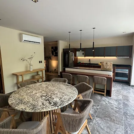 2br Jacuzzi Privado Lujo & Piscinas Humana 800m Playa Apartamento Tulum