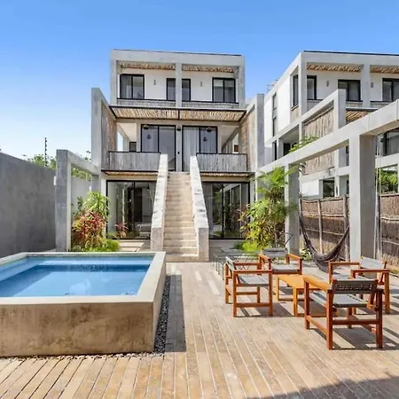 Villa Luxury New Plus Pool - 5 Mins To Beach & Downtown Tulum