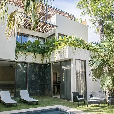 4br Gated Community Private Pool And Garden Villa Tulum