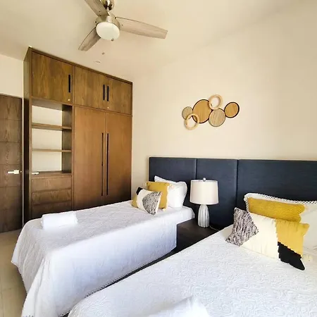 Tao Edena G5 2bdr Apt With Jacuzzi And Gym Apartment Tulum