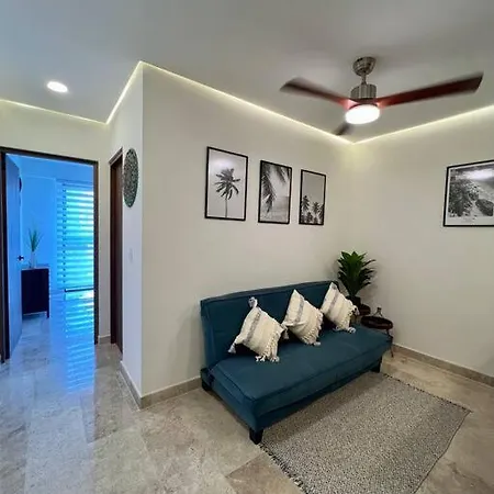 New P-3, Pool And Rooftop In Aldea Zama Ir10 Apartment *