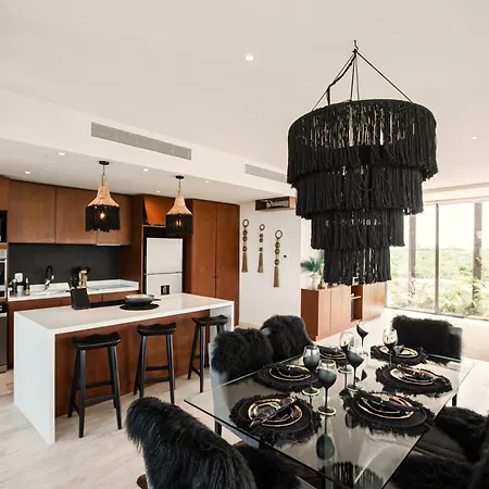 Apartment Luxury 2br Ph Pools, Coworking & Close To Tulum