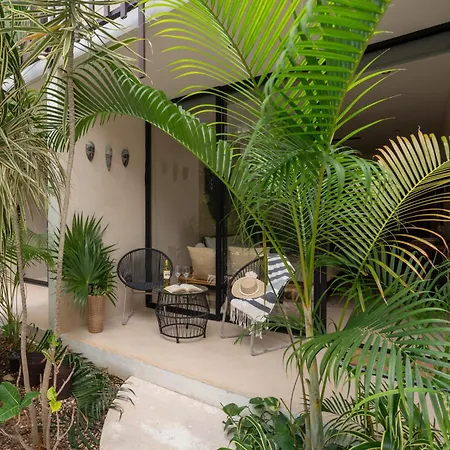 Estudio Luxury Con Acabado De Chukum Encantador En Apartment Tulum