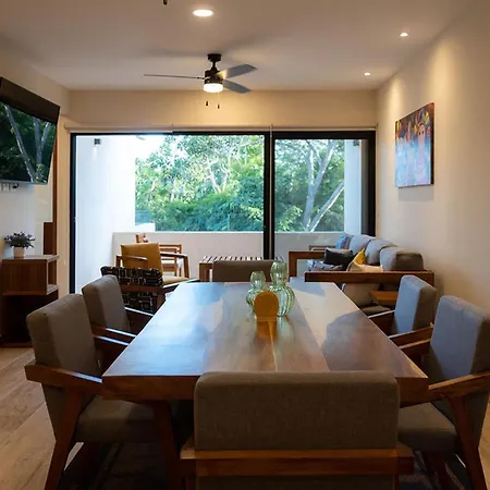 Relax In Style Charming Rooftop Apt W/pool, Sauna Apartment Tulum
