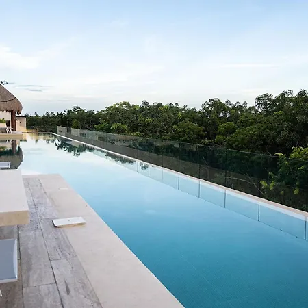Relax In Style Charming Rooftop Apt W/pool, Sauna * Tulum