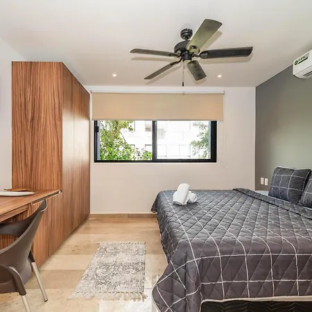 2 Bd With Balcony Gym Rooftop Pool Сasa de vacaciones Tulum