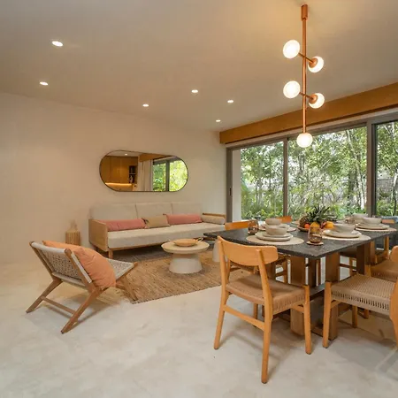 Chic Aldea Zama With Private Pool & Parking Apartment