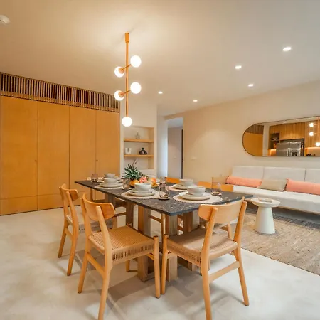 Chic Aldea Zama With Private Pool & Parking Apartment
