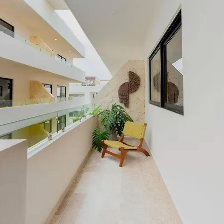 Apartment 2br, 2baths, Rooftop Pool, 15 Minutes From Tulum