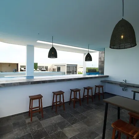 Modern Studio With Rooftop Pool + 500mb Internet Fast Speed Tulum