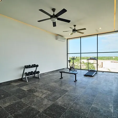 Apartment Modern Studio With Rooftop Pool + 500mb Internet Fast Speed Tulum