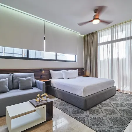 Modern Studio With Rooftop Pool + 500mb Internet Fast Speed Tulum