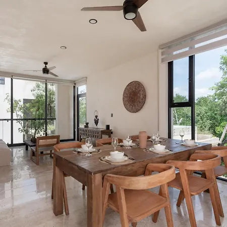 Escape Private Pool, Terrace & Boho Vibes Apartment Tulum