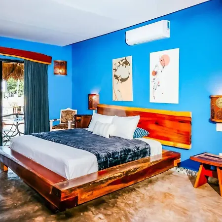 Apartment Modern Comfort Meets Rustic Vibes Tulum-king Bed Tulum