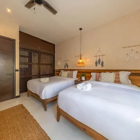Asana With Stunning Luxury Pool And Private Rooftop Villa Tulum