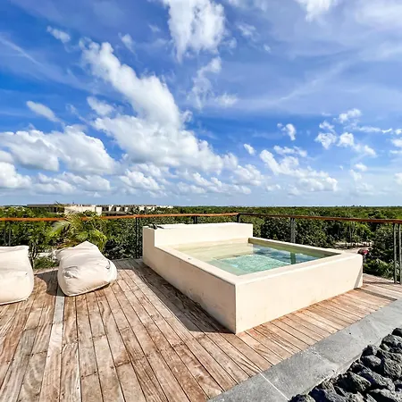 Rooftop Paradise 2br In Gated Community Apartment Tulum