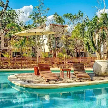 Apartment Lujoso Departamento Con Amenidades En Nim Selva Norte *