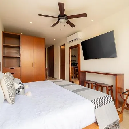 Apartment Nhoa 303b Lux 1br Pool View In Aldea Zama *