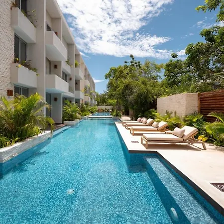 Nhoa 203a Lux 2br Pool View In Aldea Zama * Tulum
