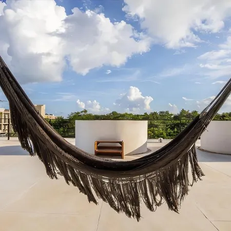 Apartment Tulum Aesthetic Mater Suite With Private Pool Rooftop Jacuzzi And Gym