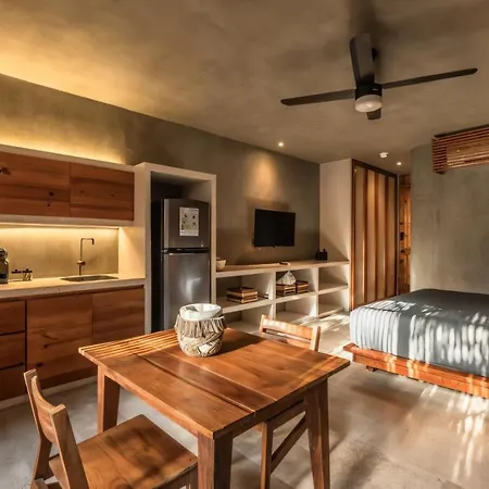 Tulum Aesthetic Mater Suite With Private Pool Rooftop Jacuzzi And Gym Apartment *