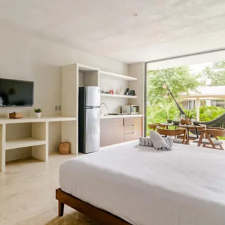 Seremonia Selva New Near For Couple And 2 Kids Private Pool Free Parking Apartment Tulum
