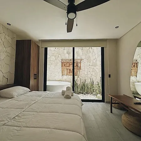 Private Tub And Garden In The Jungle Tulum