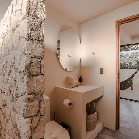 With 2 Pools With Security Guard For 10 Guests Villa Tulum