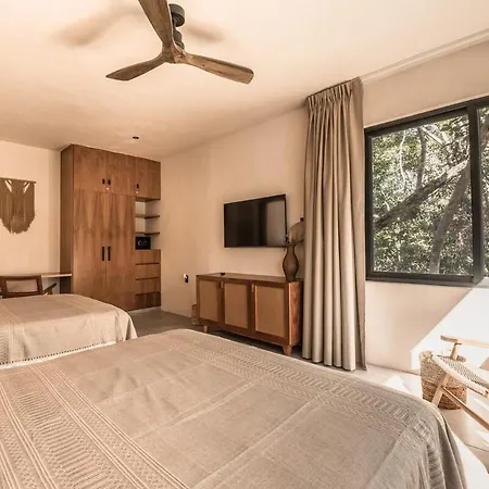 Villa With 2 Pools With Security Guard For 10 Guests Tulum