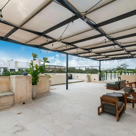 Apartment Escape Private Pool, Terrace & Boho Vibes Tulum