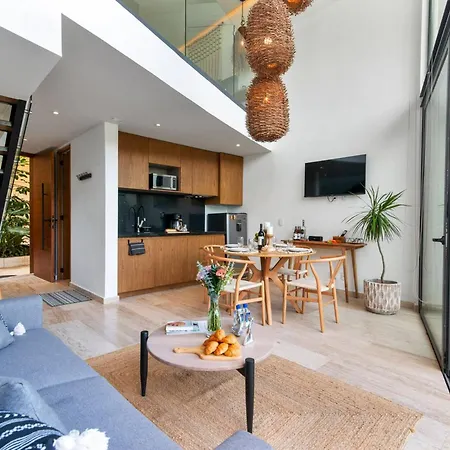 Stylish Loft With Pool Access Сasa de vacaciones Tulum