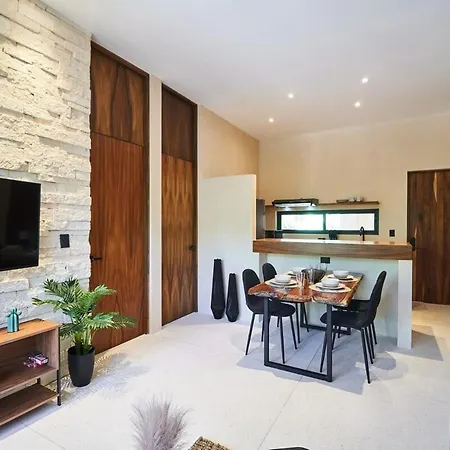 Moderna Casa De 3 Con Piscina Privada Tulum