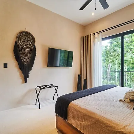Moderna Casa De 3 Con Piscina Privada Apartment Tulum