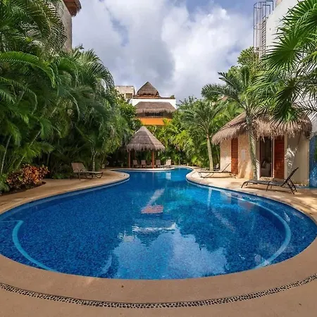 Apartment Boho 2br Aldea Zama - Pool View Retreat