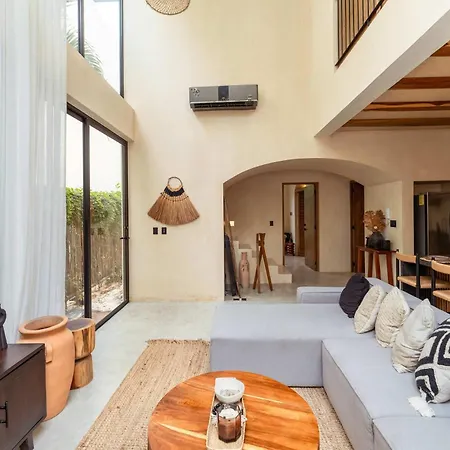 Villa Luxe 3br - Two Private Pools Including Rooftop Modern Boho Style Tulum