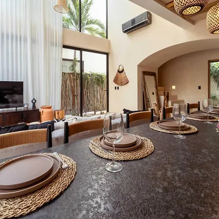 Luxe 3br - Two Private Pools Including Rooftop Modern Boho Style * Tulum