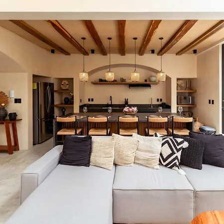 Luxe 3br - Two Private Pools Including Rooftop Modern Boho Style Tulum