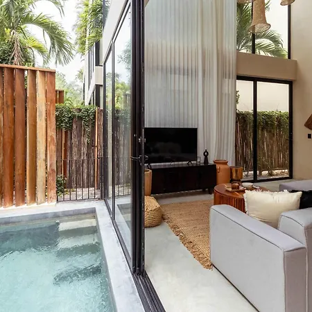 Luxe 3br - Two Private Pools Including Rooftop Modern Boho Style Tulum