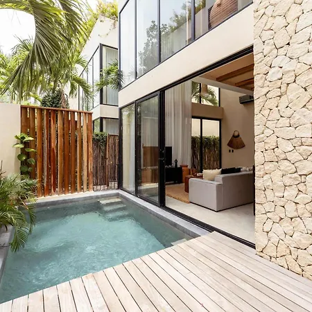 Luxe 3br - Two Private Pools Including Rooftop Modern Boho Style * Tulum