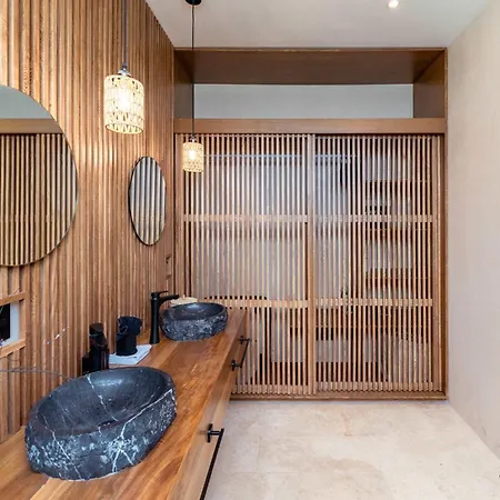 Villa Luxe 3br - Two Private Pools Including Rooftop Modern Boho Style Tulum