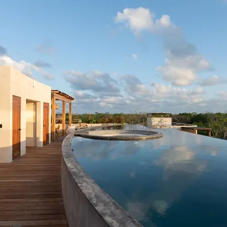 Villa Luxe 3br - Two Private Pools Including Rooftop Modern Boho Style Tulum