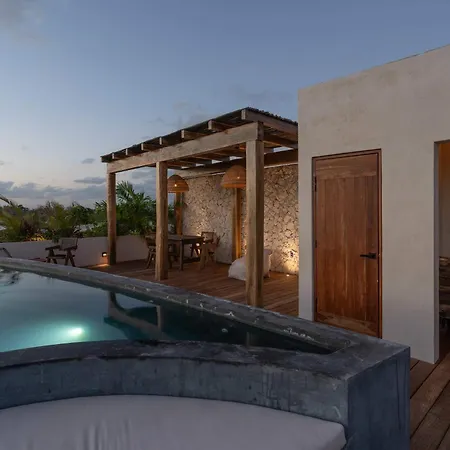 Luxe 3br - Two Private Pools Including Rooftop Modern Boho Style Villa Tulum