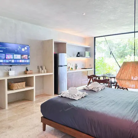 Private Pool New King Bed Wifi 303 Apartment Tulum
