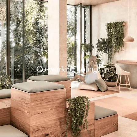 Apartment Exclusive In Aldea Zama Aflora Luxury Loft Co Working Pools Gym *
