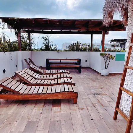 4 Bedroom Deluxe Penthouse With Private Roof Garden With Pool In Aldea Zama Tikal 17 Tulum