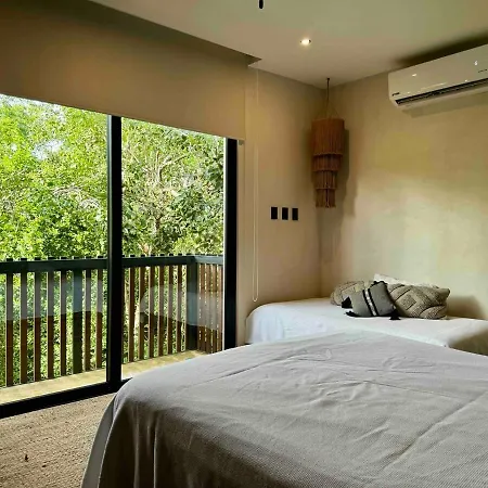Kataluum- Luxurious Eco-chic Ph With Pool * Tulum