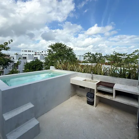 Private Pool & Grill 2 Bedroom 413 Selva Apartment Tulum