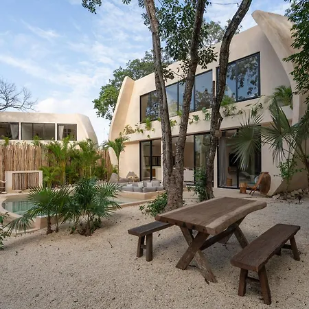 Villa Casa Izar Cozy Villa-heated Pool-firepit-jacuzzi Tulum