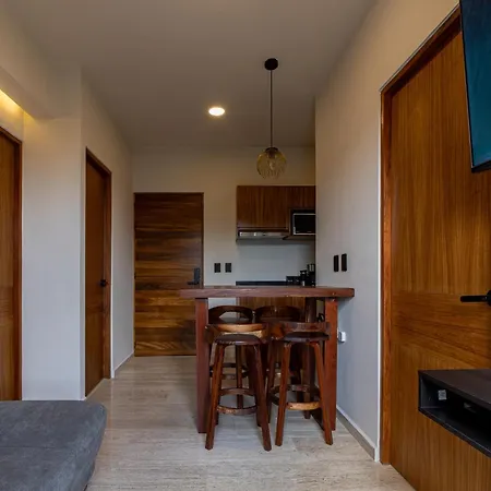 Family In Apartment Tulum